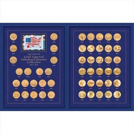 AMERICAN COIN TREASURES American Coin Treasures 233 The Complete Gold-Layered Statehood Quarter Collection 1999-2008 233